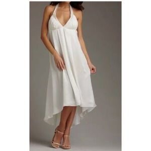 Kiki De Montparnasse Dress Women M White Silk Babydoll Silk Sexy Feminine Romant